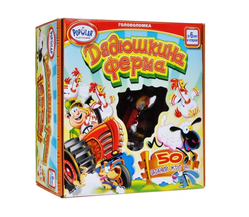 Настольная игра Popular Playthings Дядюшкина ферма УТ100002143 логическая игра судоку лесная головоломка