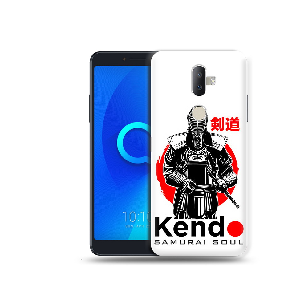 

Чехол MyPads Tocco для Alcatel 3V рисованый самурай, Прозрачный, Tocco