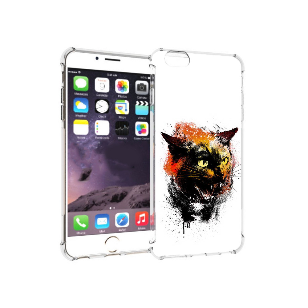 

Чехол MyPads Tocco для Apple iPhone 6 Plus сиамский кот, Прозрачный, Tocco