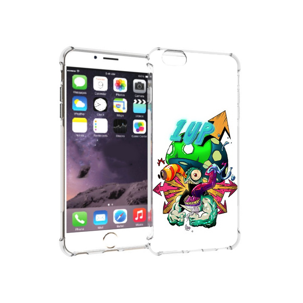 

Чехол MyPads Tocco для Apple iPhone 6 Plus сильный гриб абстракция, Прозрачный, Tocco