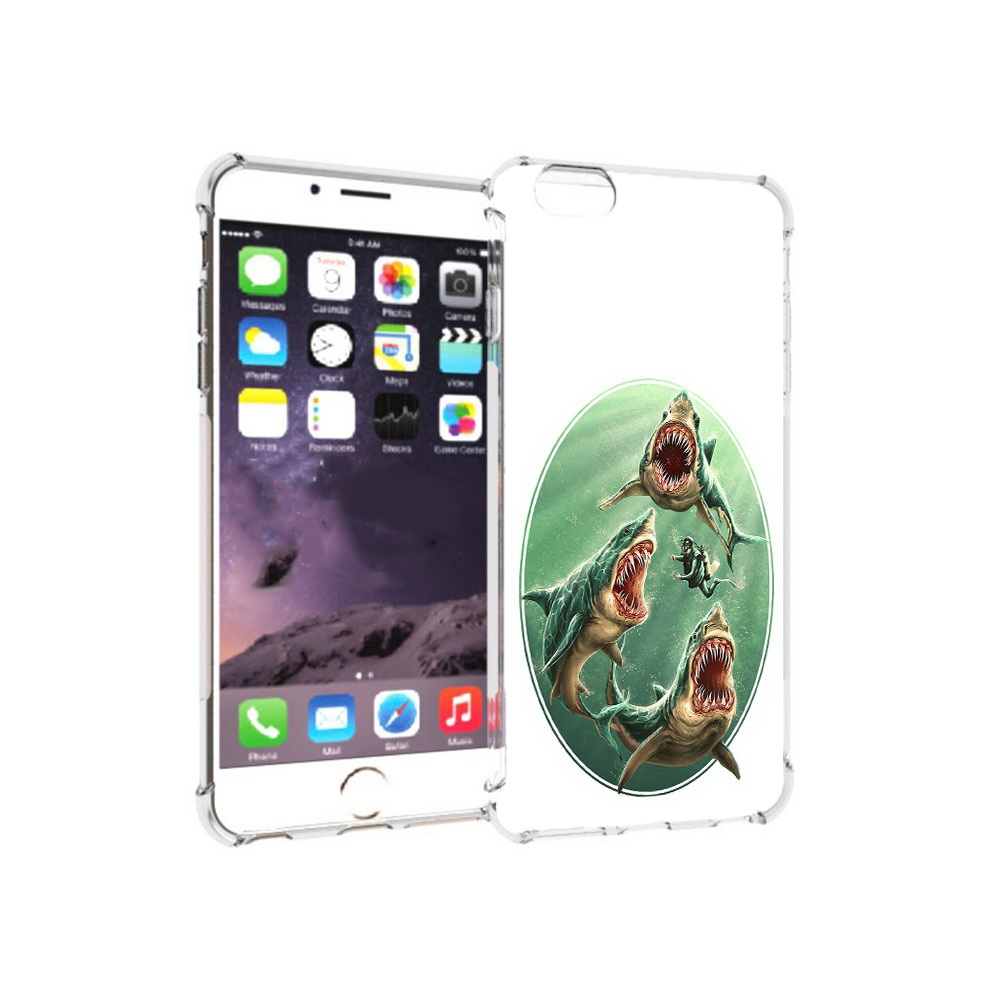 

Чехол MyPads Tocco для Apple iPhone 6 Plus синяя бездна, Прозрачный, Tocco