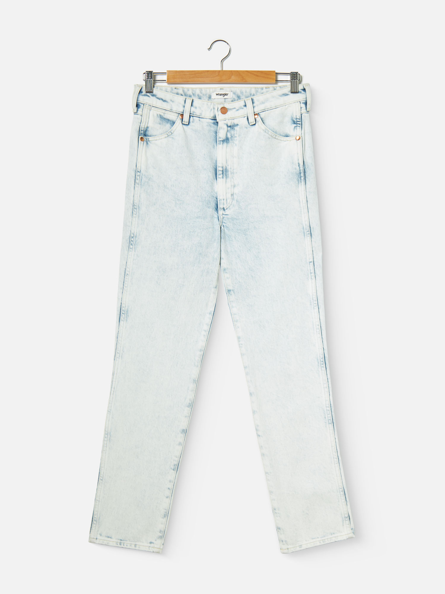 

Джинсы женские Wrangler 112332401 голубые 27/34, Голубой, 112332401