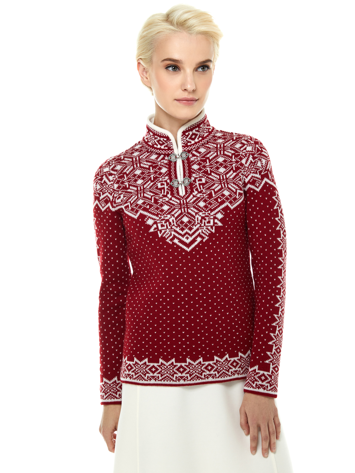 

Свитер женский SCANDICA красный, 555-3MFW