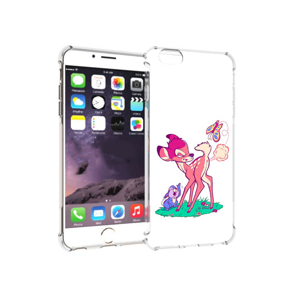 

Чехол MyPads Tocco для Apple iPhone 6 Plus смешной олененок, Прозрачный, Tocco
