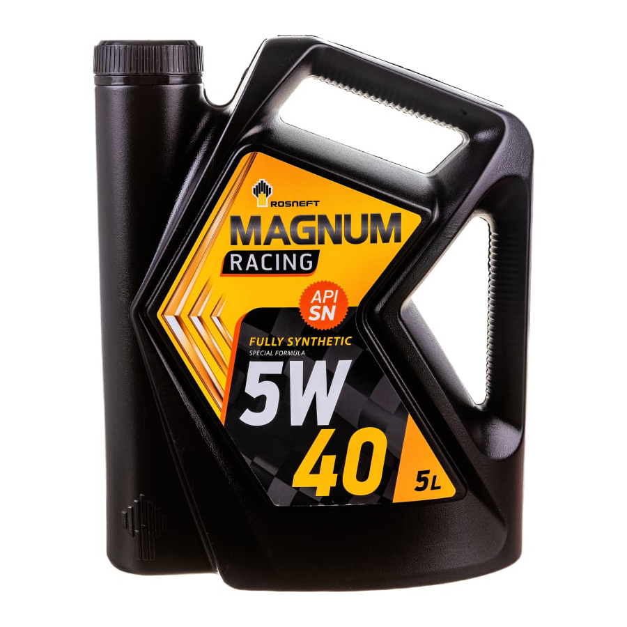 

Масло моторное Роснефть Magnum Racing 5W-40 синтетическое, API SN, канистра, 5 л