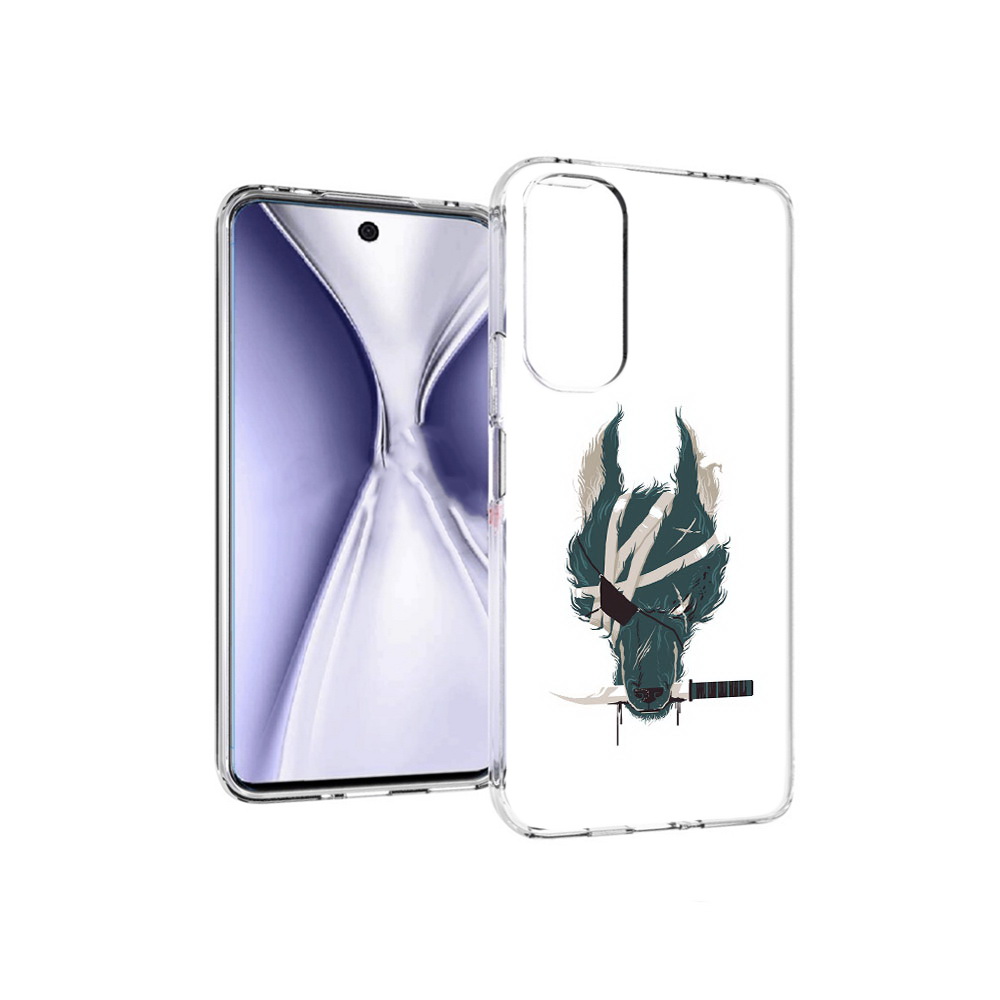 

Чехол MyPads Tocco для Huawei Honor X20 волк-разбойник, Прозрачный, Tocco