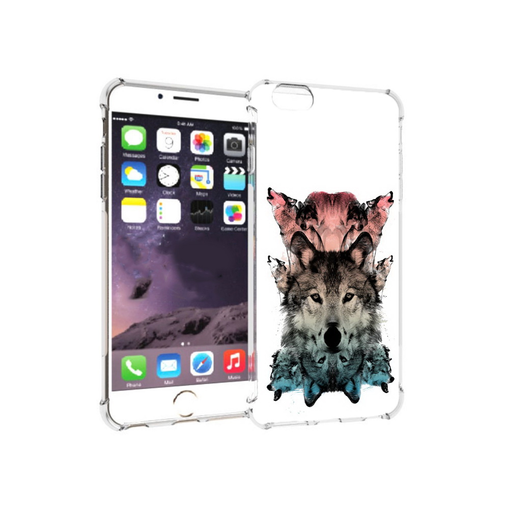 

Чехол MyPads Tocco для Apple iPhone 6 Plus стая, Прозрачный, Tocco