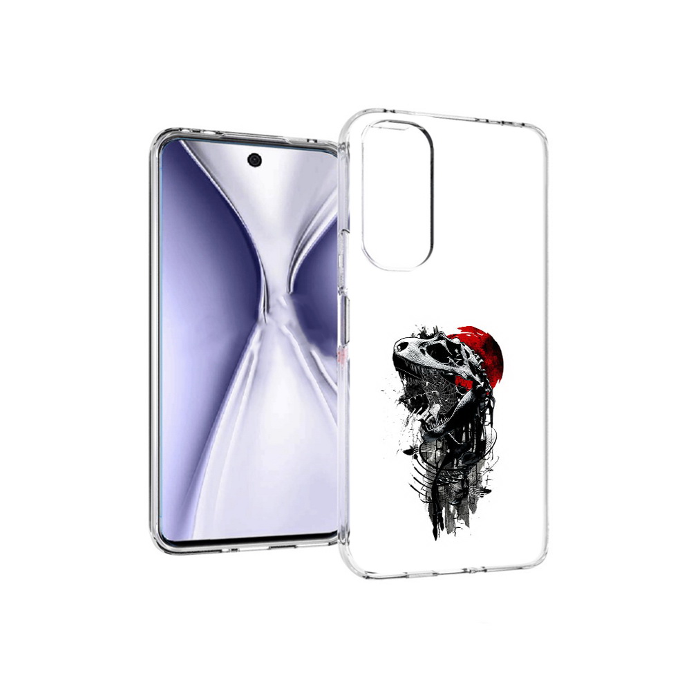 

Чехол MyPads Tocco для Huawei Honor X20 вымерший динозавр, Прозрачный, Tocco