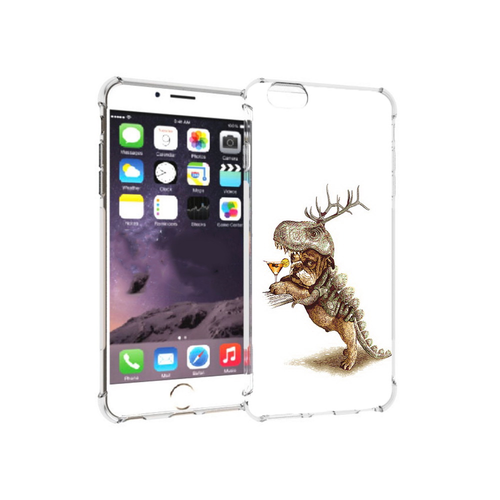 

Чехол MyPads Tocco для Apple iPhone 6 Plus тематическая вечеринка, Прозрачный, Tocco