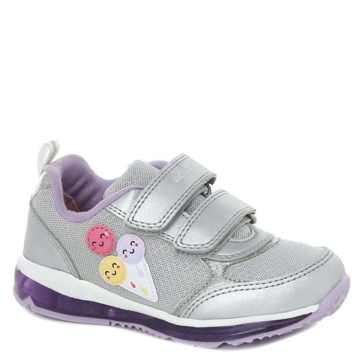 

Кроссовки Geox B3585A серебряный, 25, B3585A