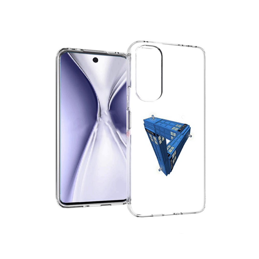 

Чехол MyPads Tocco для Huawei Honor X20 головолока абстракция, Прозрачный, Tocco