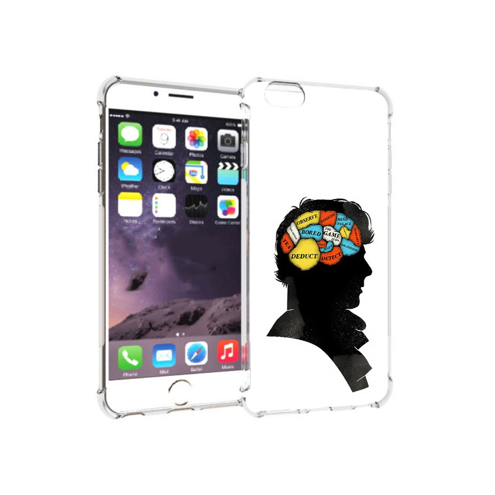 

Чехол MyPads Tocco для Apple iPhone 6 Plus темный рисунок, Прозрачный, Tocco
