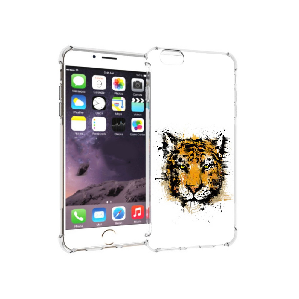 Чехол MyPads Tocco для Apple iPhone 6 Plus тигруля