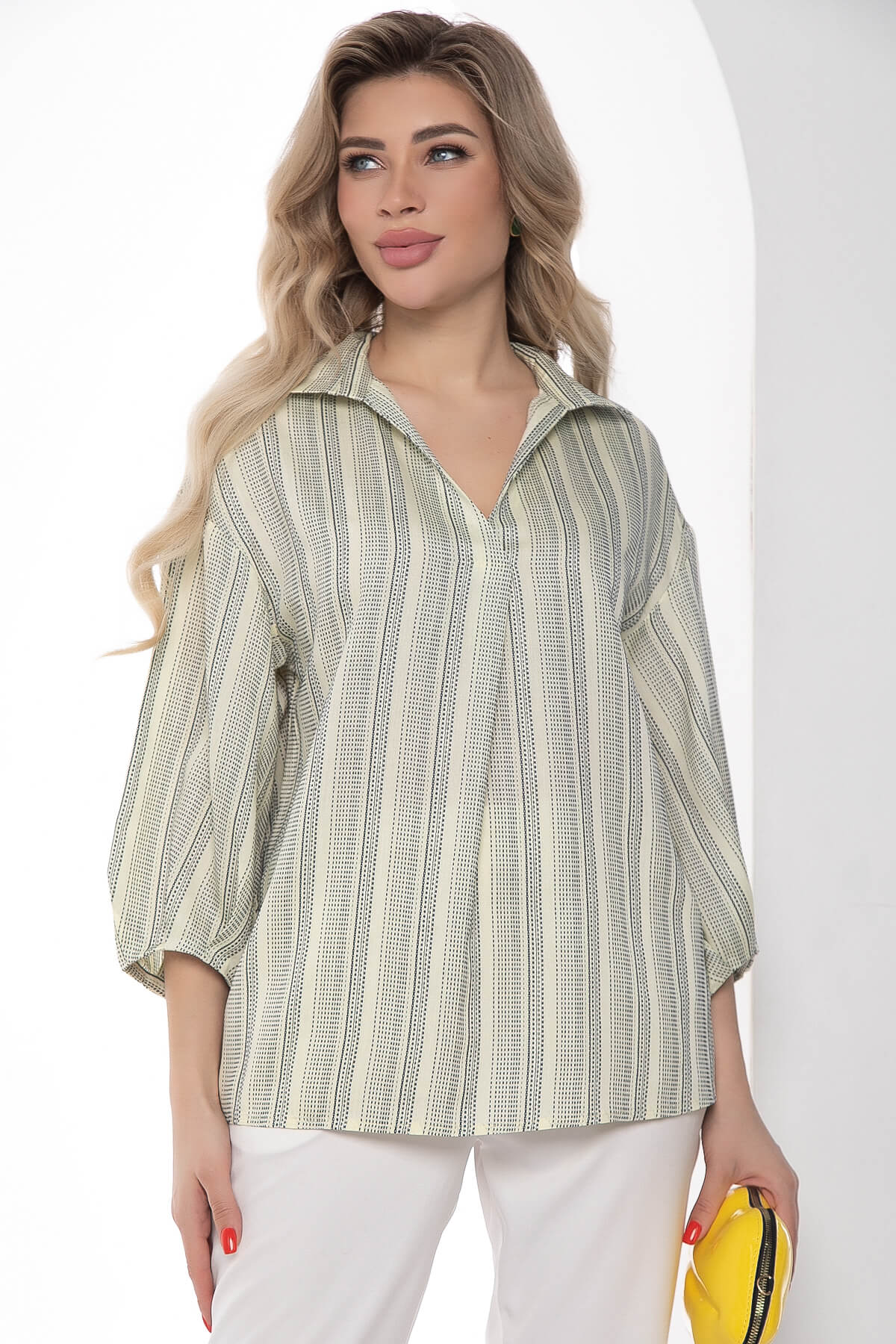 

Блуза женская LT Collection Кейт желтая 46 RU, Желтый, Кейт