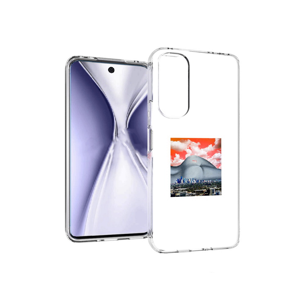 

Чехол MyPads Tocco для Huawei Honor X20 город с девушкой на фоне, Прозрачный, Tocco