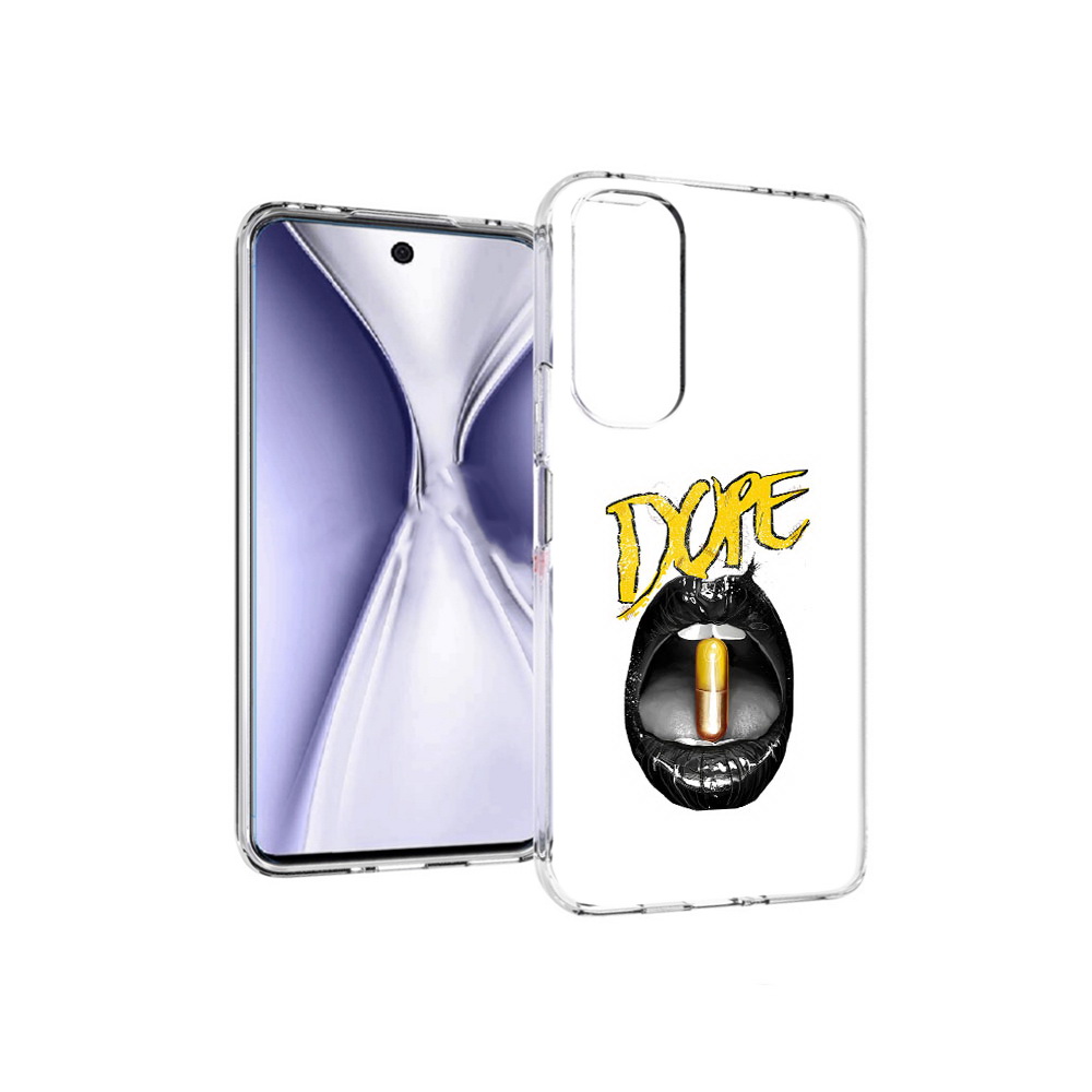 

Чехол MyPads Tocco для Huawei Honor X20 губы, Прозрачный, Tocco