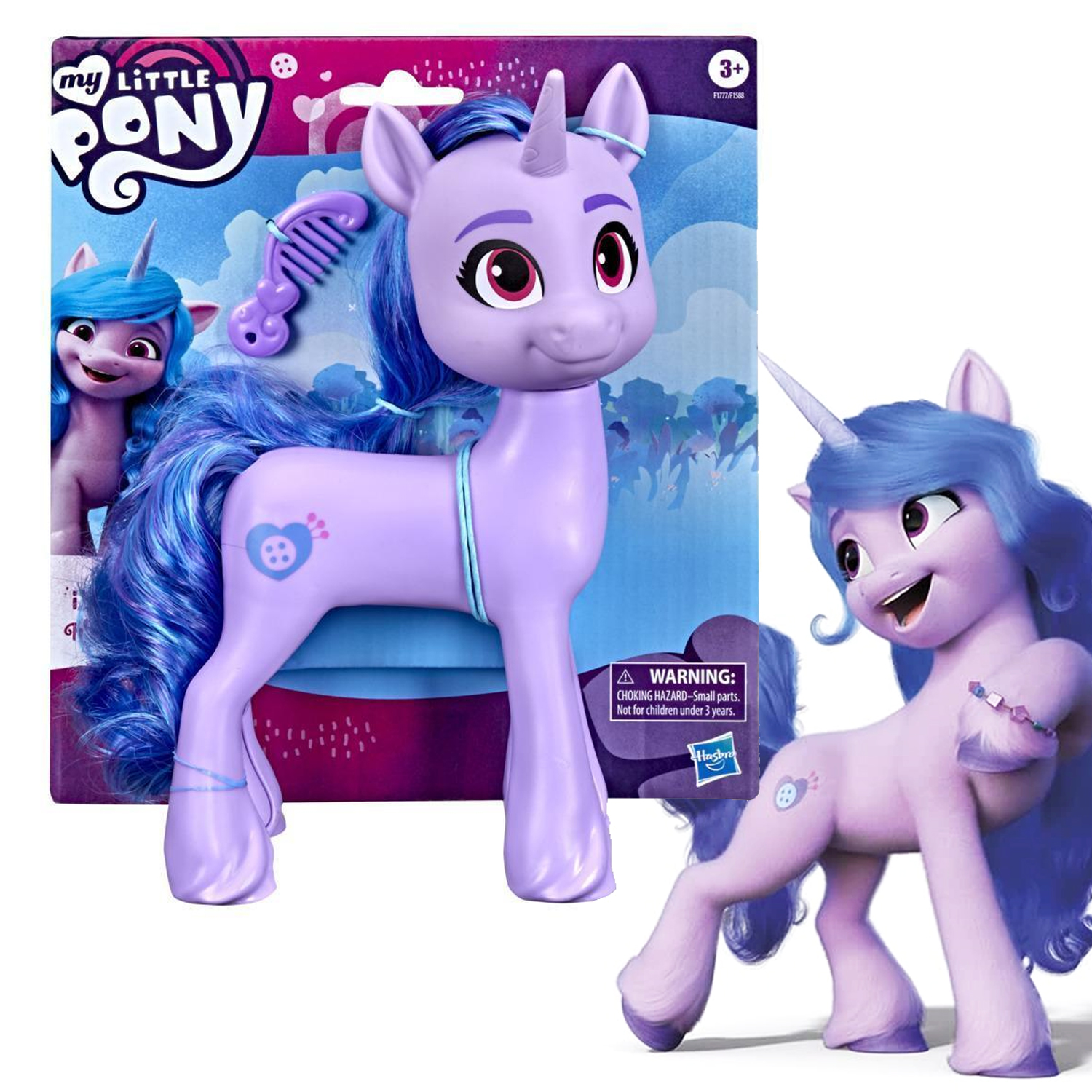 

Игрушка My Little Pony Мега Велью с аксессуаром 18 см Иззи
