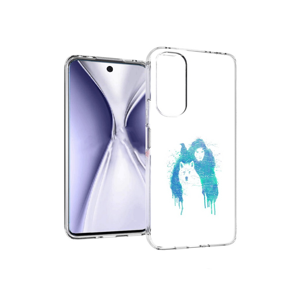 

Чехол MyPads Tocco для Huawei Honor X20 джон сноу, Прозрачный, Tocco
