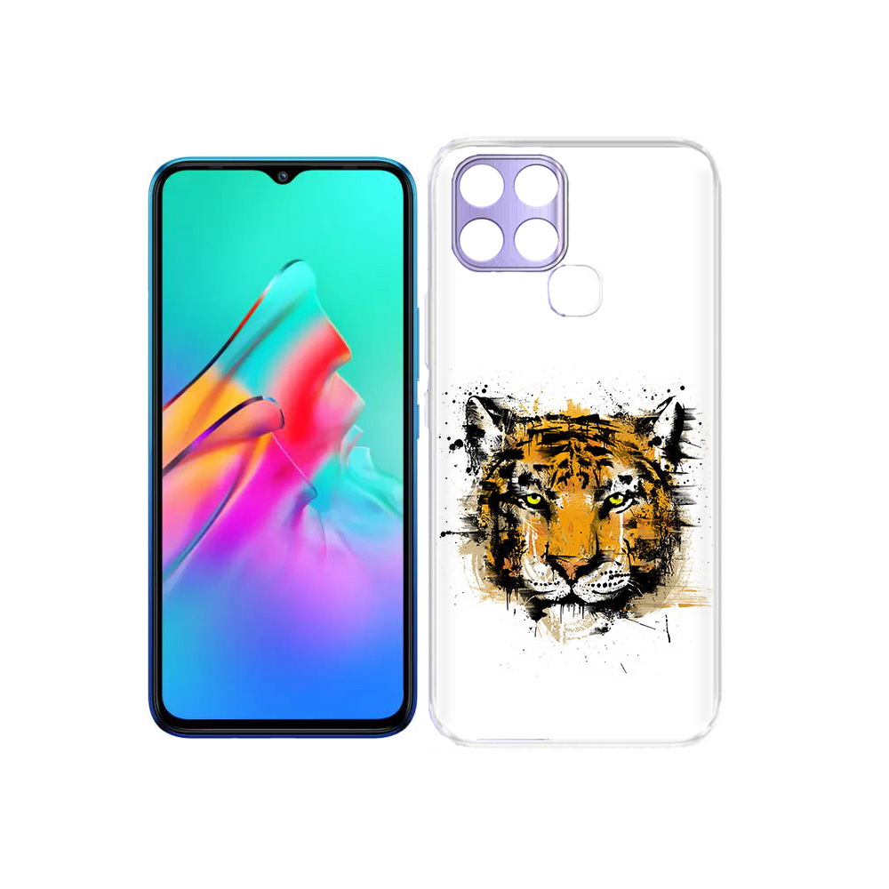 

Чехол MyPads Tocco для Infinix Smart 6 тигруля, Прозрачный, Tocco