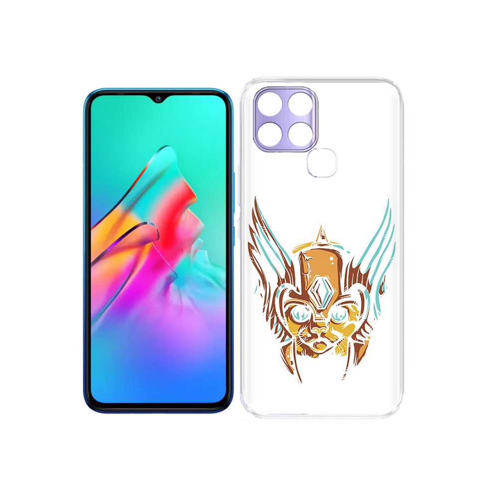 

Чехол MyPads Tocco для Infinix Smart 6 тор абстракция, Прозрачный, Tocco
