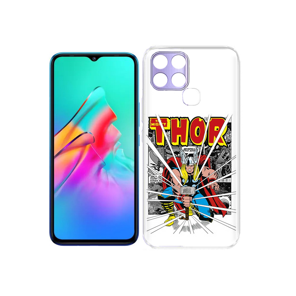 

Чехол MyPads Tocco для Infinix Smart 6 тор рисунок, Прозрачный, Tocco
