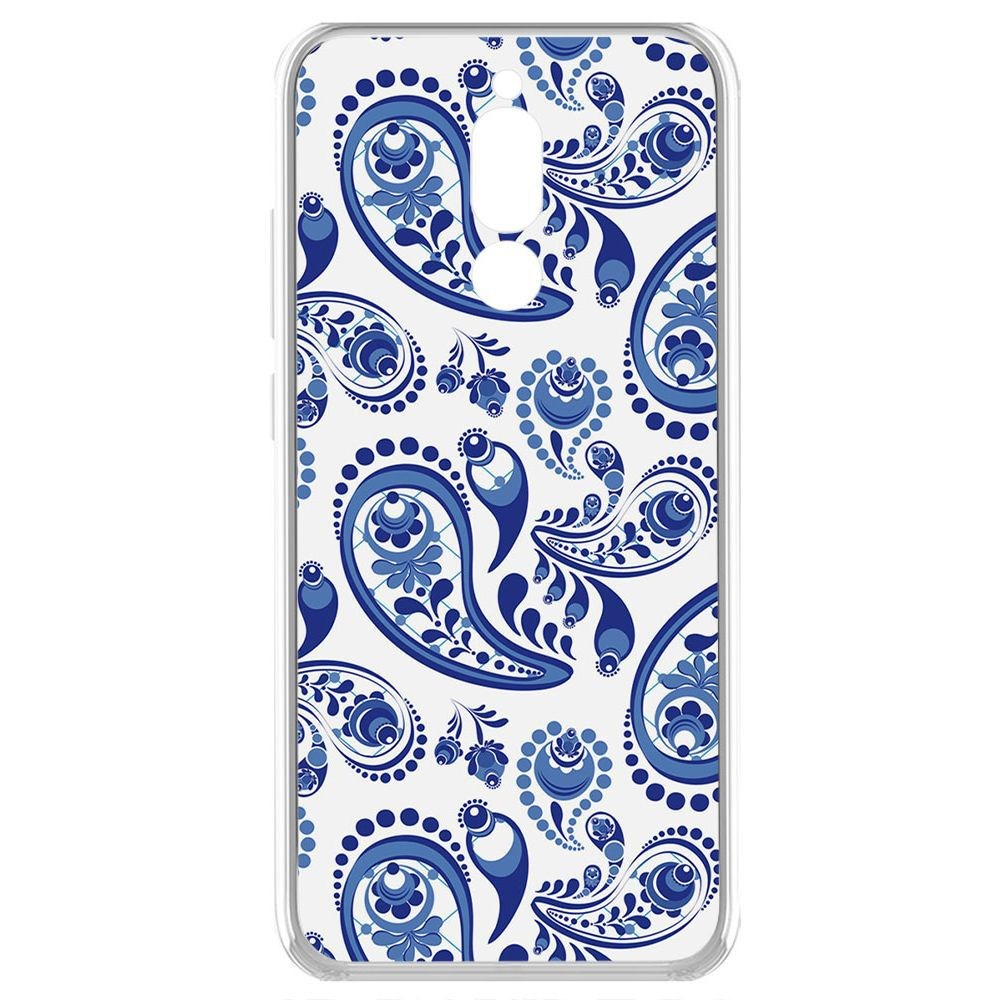 

Чехол-накладка Krutoff Clear Case Гжель для Xiaomi Redmi 8, Прозрачный