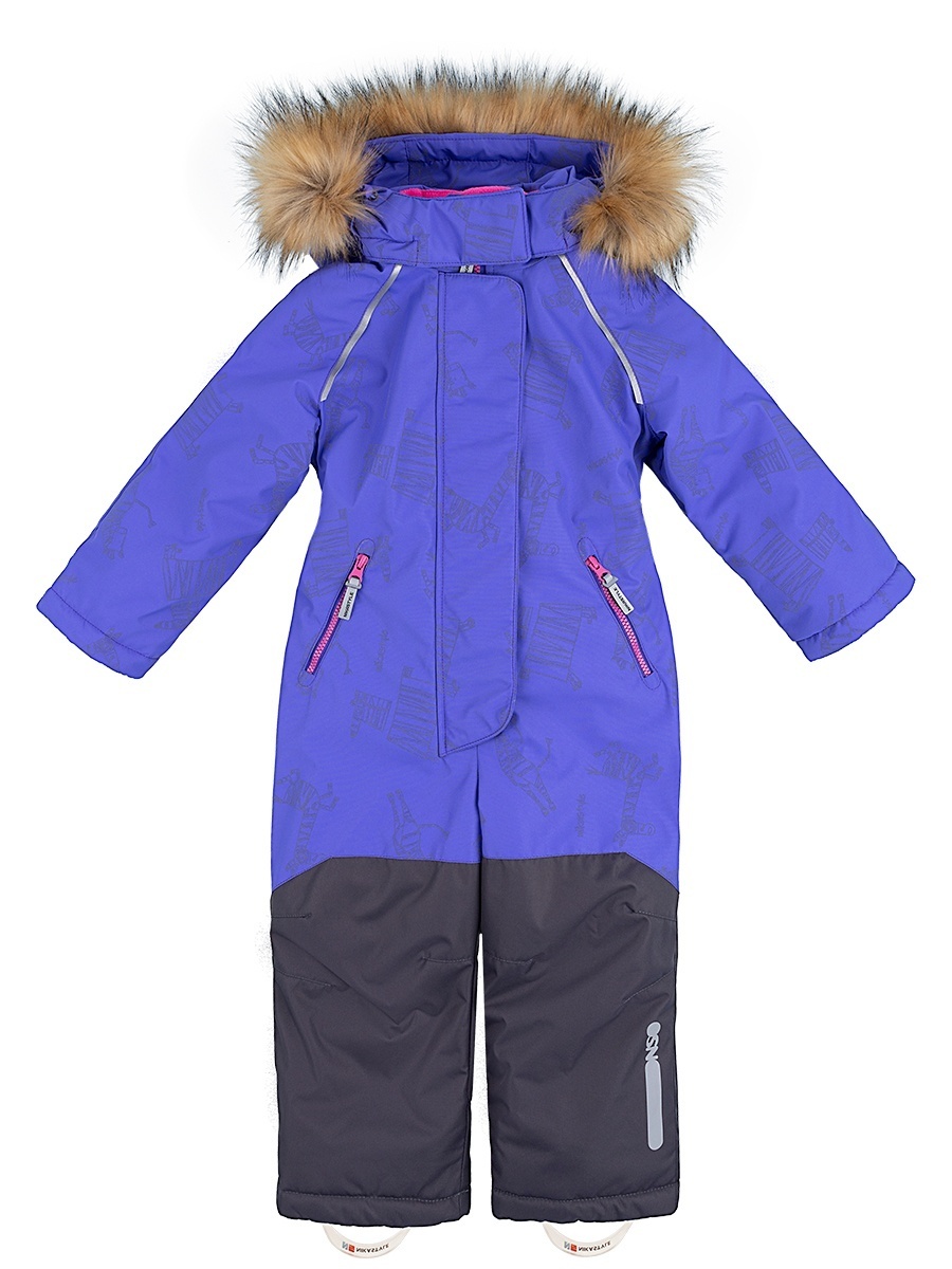 

Комбинезон детский NIKASTYLE 8з3022 цв. сиреневый; серый р. 116, 8з3022