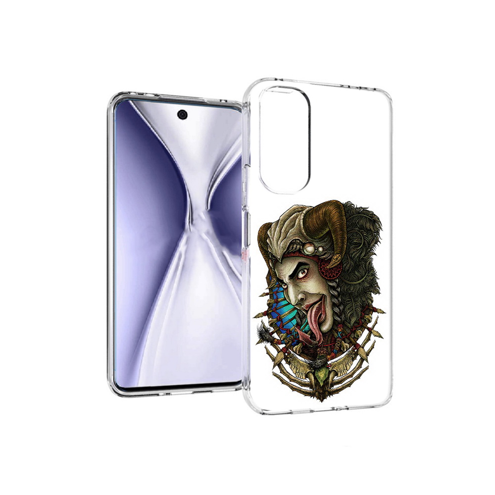 

Чехол MyPads Tocco для Huawei Honor X20 длинный язык, Прозрачный, Tocco