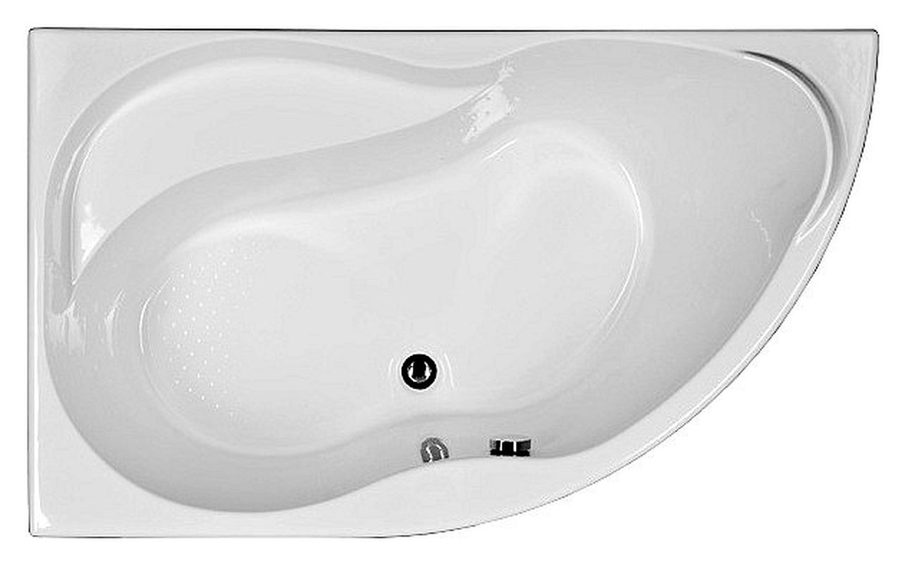 Акриловая ванна Aquanet Graciosa 150x90 L с каркасом и панелью
