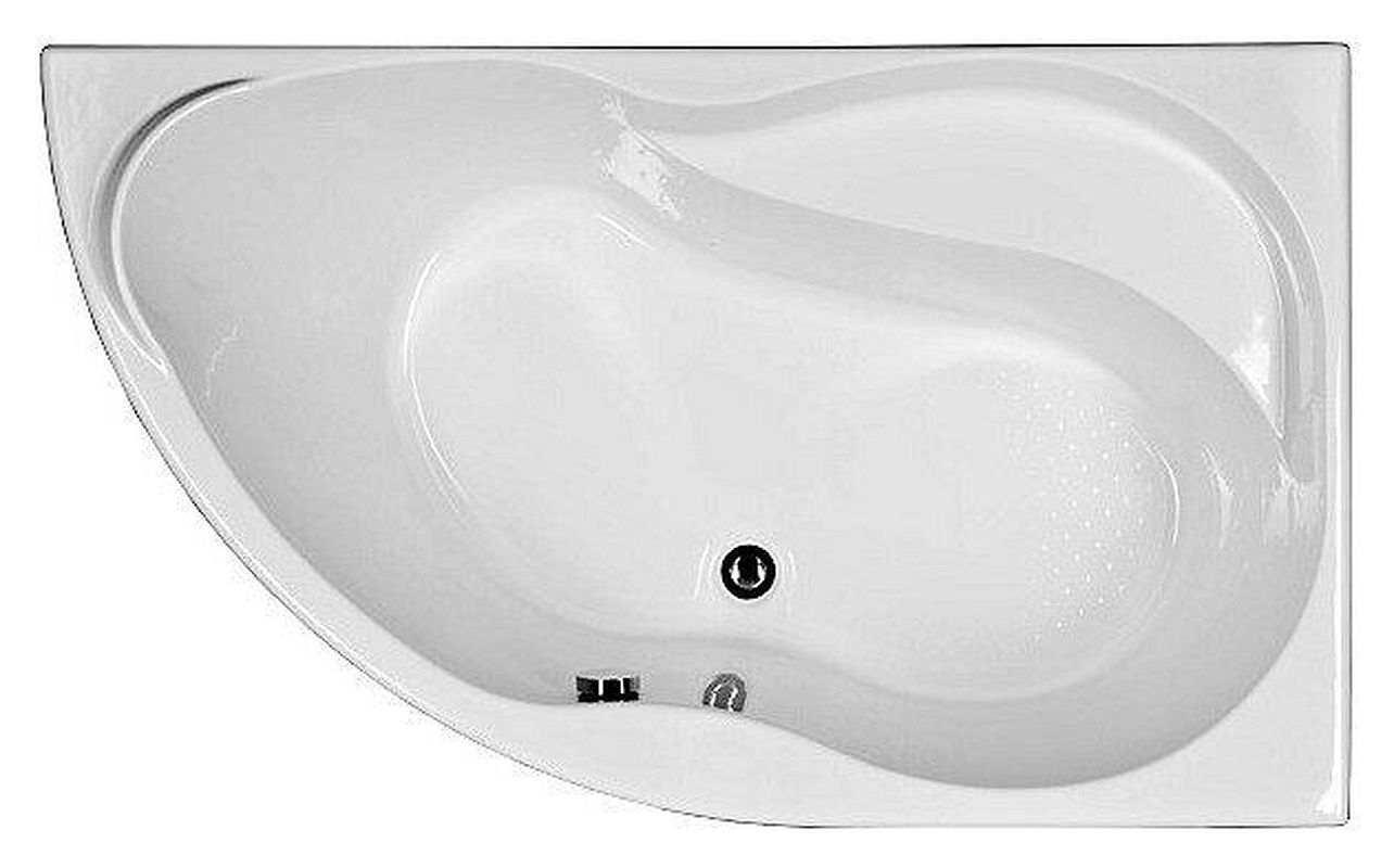Акриловая ванна Aquanet Graciosa 150x90 R с каркасом и панелью