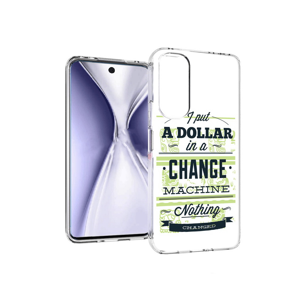 

Чехол MyPads Tocco для Huawei Honor X20 доллар надпись, Прозрачный, Tocco