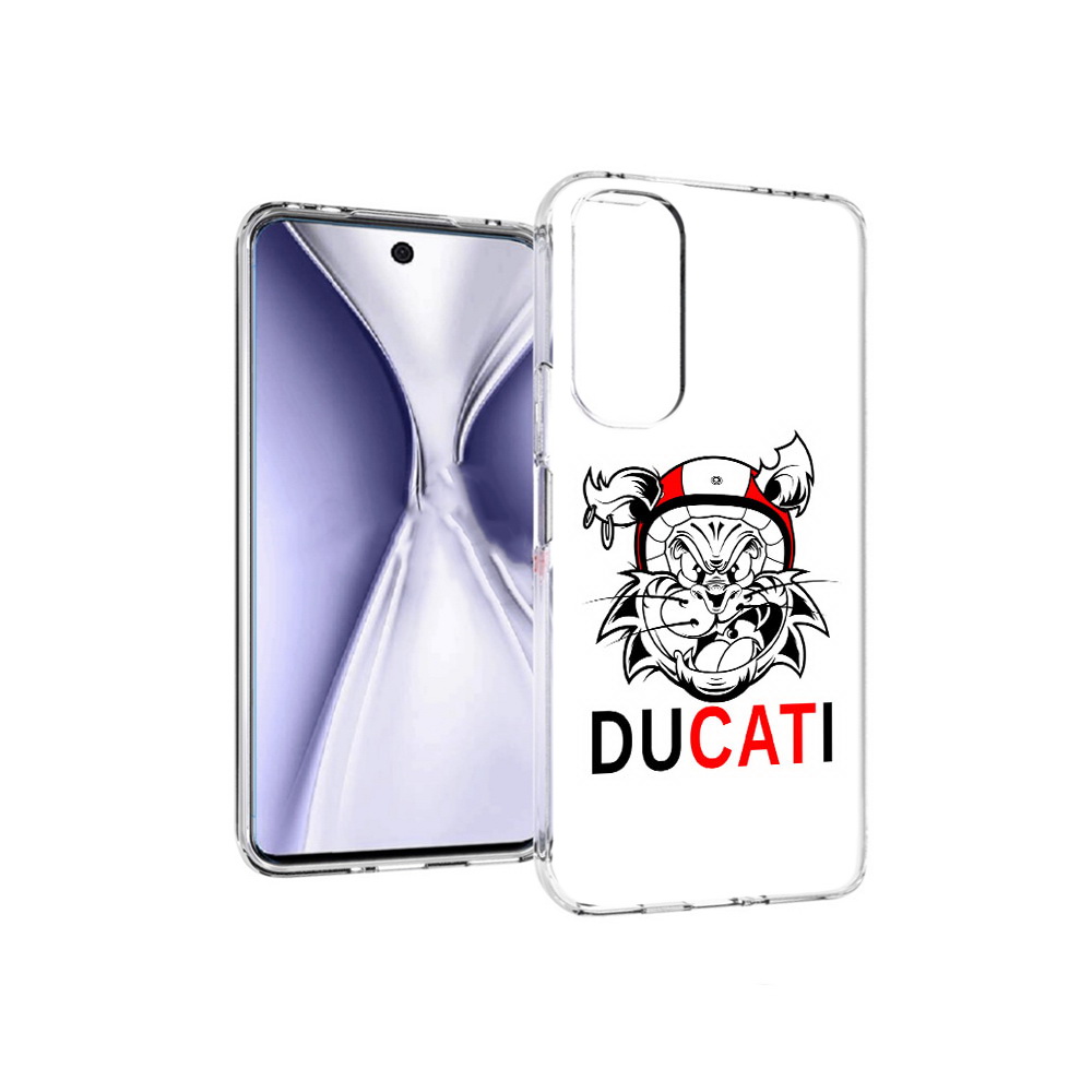 

Чехол MyPads Tocco для Huawei Honor X20 дукати, Прозрачный, Tocco