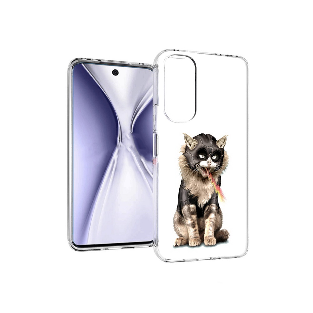 

Чехол MyPads Tocco для Huawei Honor X20 дьяволский кот, Прозрачный, Tocco