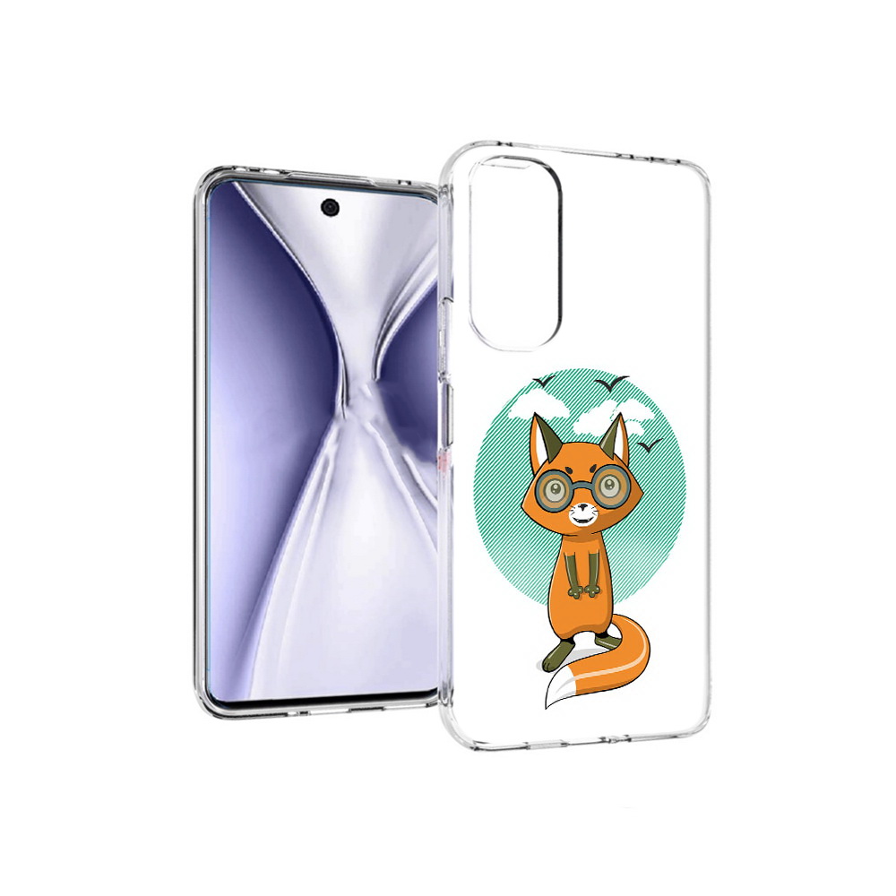 

Чехол MyPads Tocco для Huawei Honor X20 задумчивая лиса, Прозрачный, Tocco