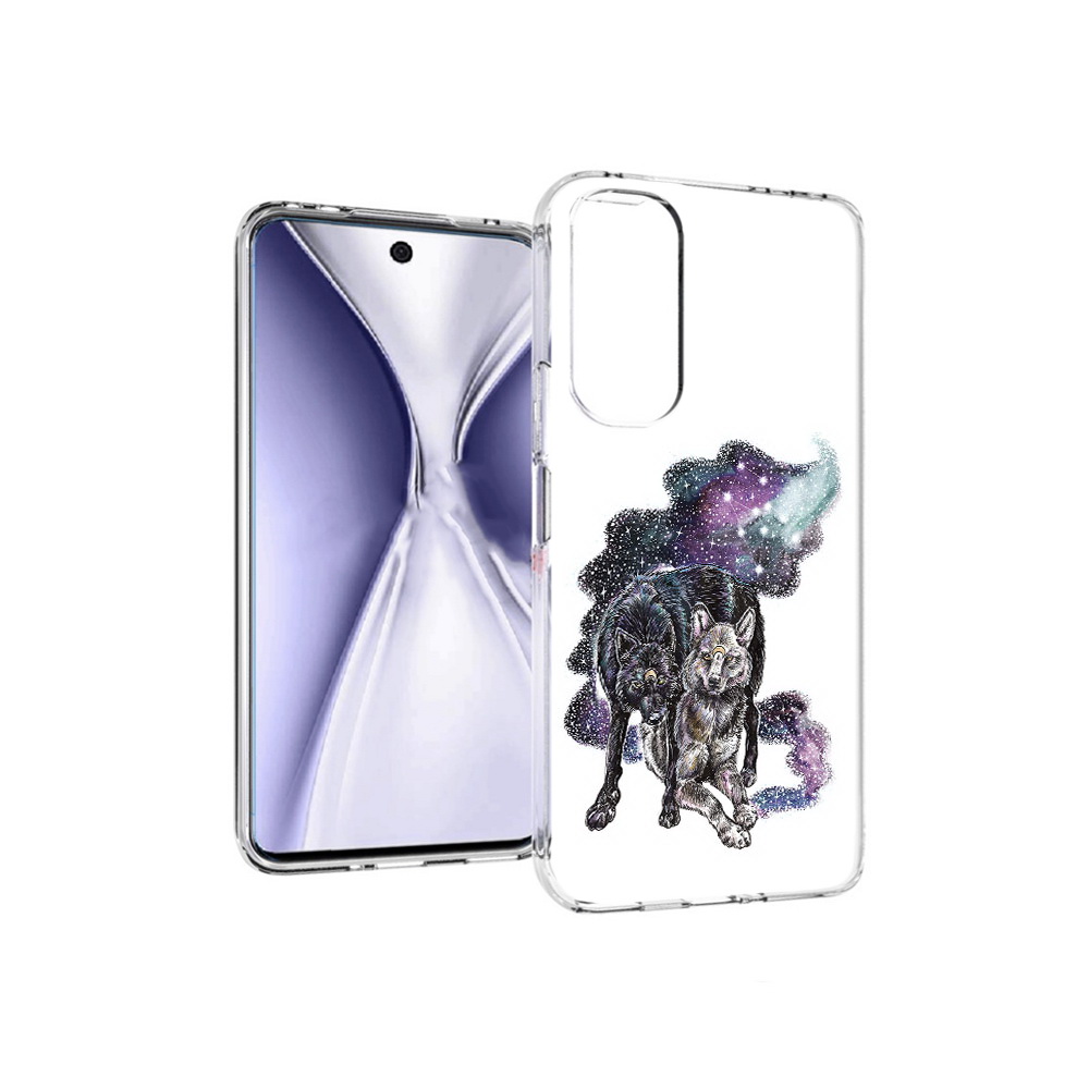 

Чехол MyPads Tocco для Huawei Honor X20 звездные волки, Прозрачный, Tocco