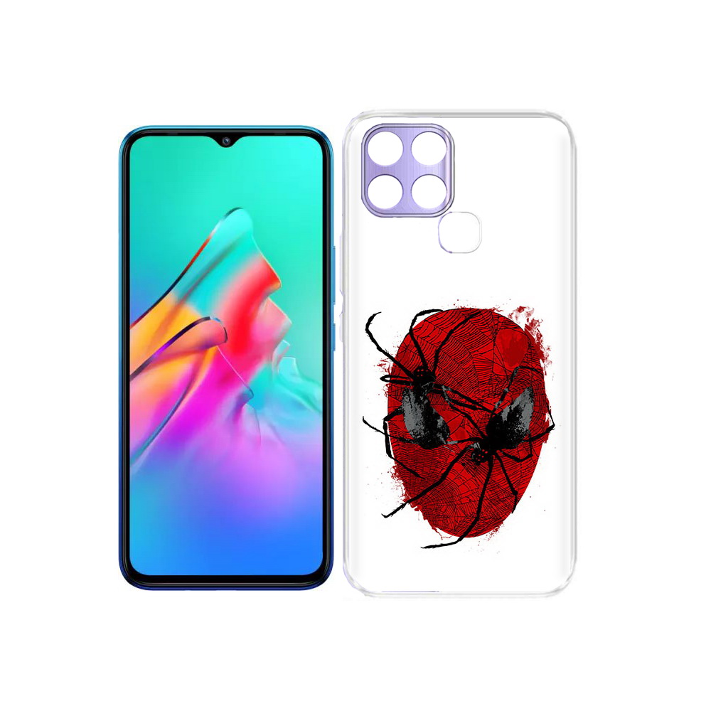 

Чехол MyPads Tocco для Infinix Smart 6 человек паук, Прозрачный, Tocco