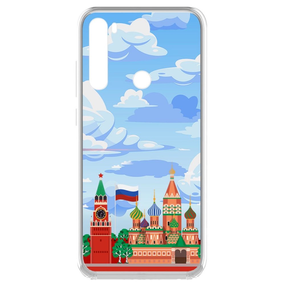 

Чехол-накладка Krutoff Clear Case Красная Площадь для Xiaomi Redmi Note 8