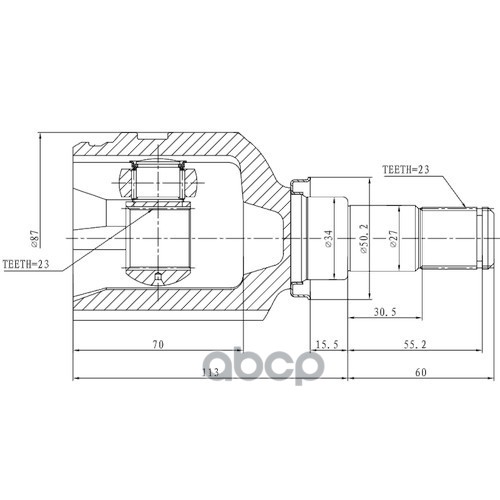

Zikmar Z87573R Шрус Внутренний