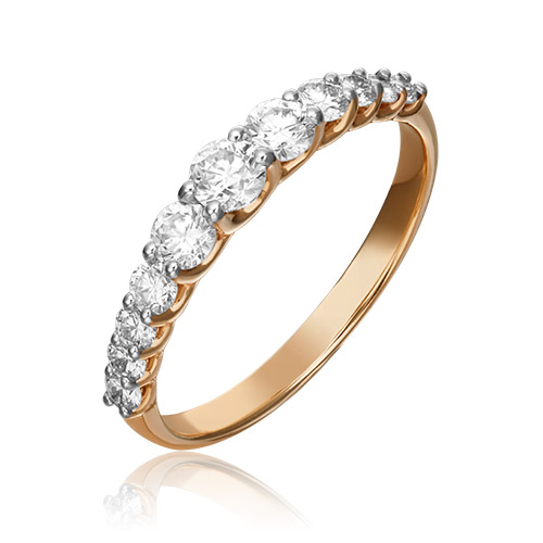 

Кольцо из золота р.  PLATINA jewelry 01-1427-00-101-1110-30, бриллиант, 01-1427-00-101-1110-30