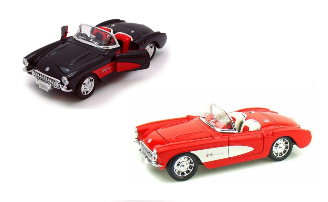 

Welly 29393 велли модель машины 1:24 1957 chevrolet corvette