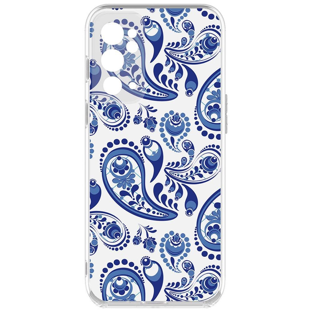 

Чехол-накладка Krutoff Clear Case Гжель для OnePlus 9RT, Прозрачный