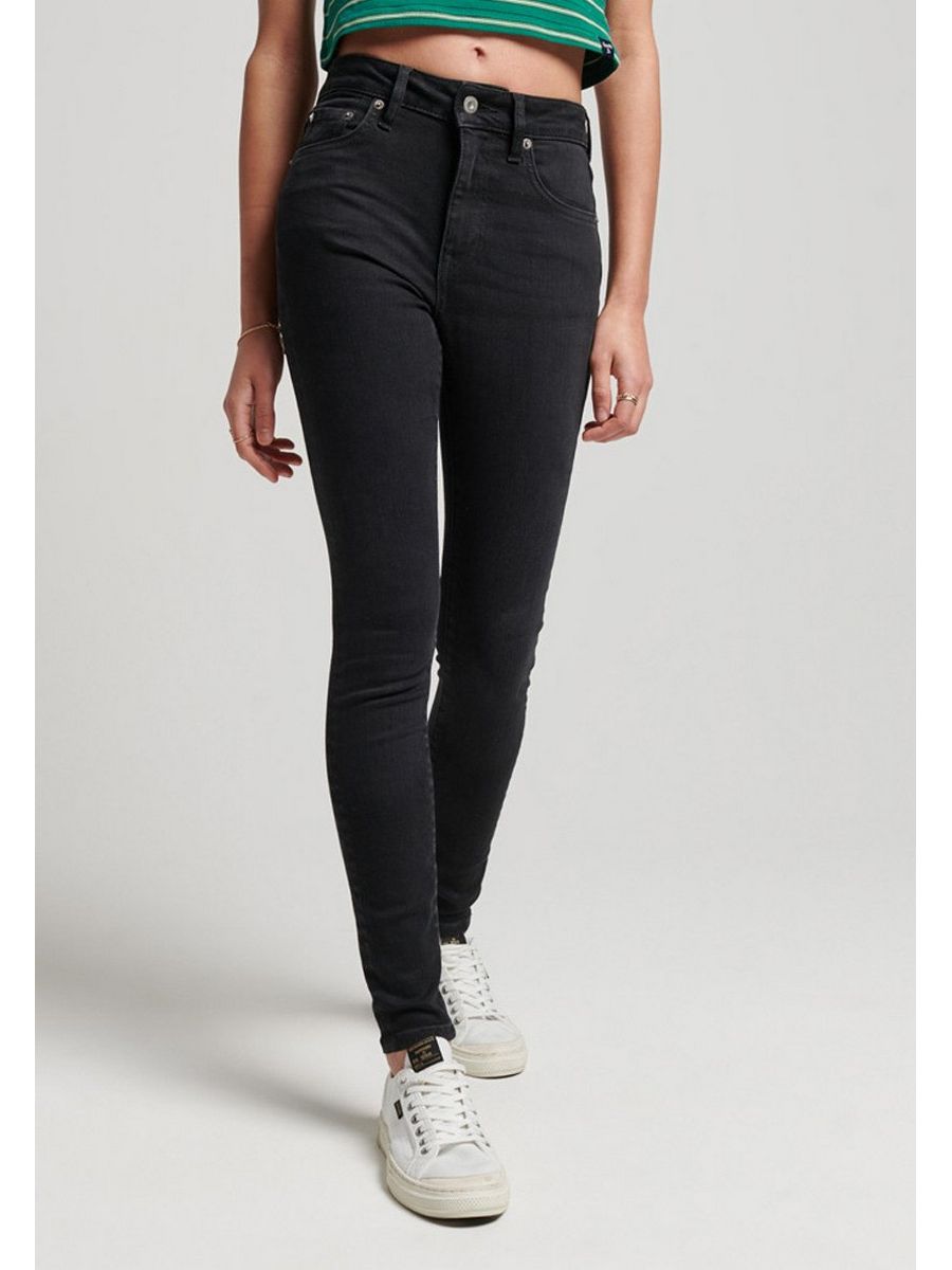 

Джинсы женские Superdry SU221N04P черные 29, Черный, SU221N04P