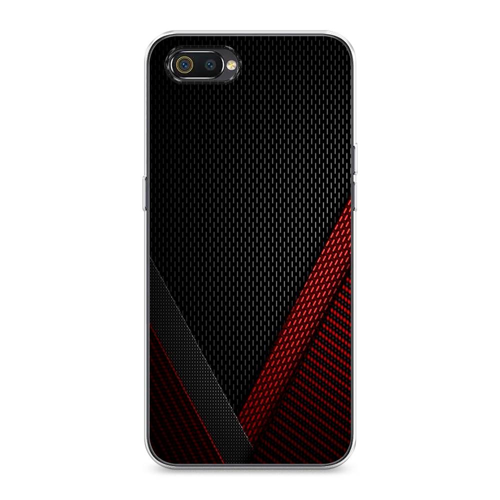 

Чехол Awog на Realme C2 "Красный карбон", Разноцветный, 251150-3