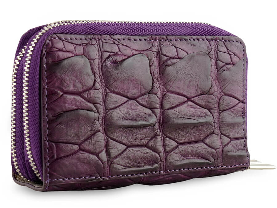 

Монетница унисекс Exotic Leather Klk-024 фиолетовая, Фиолетовый, klk-024