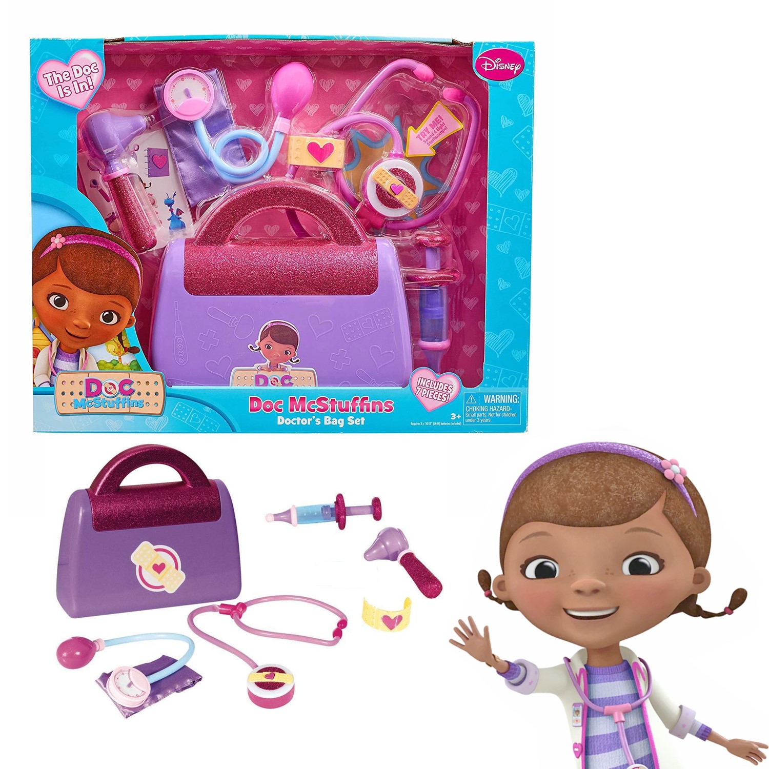 

Игрушка Doc McStuffins Чемоданчик Дотти Доктор Плюшева звук