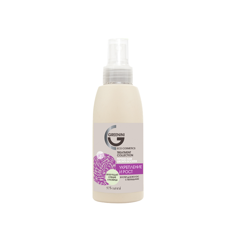 

Бустер для ускорения роста волос с пептидами Greenini Peptides Hair Booster 100 мл