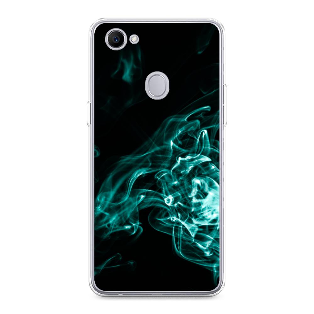 

Чехол для Oppo F7 "Дым", Голубой;черный, 250350-3