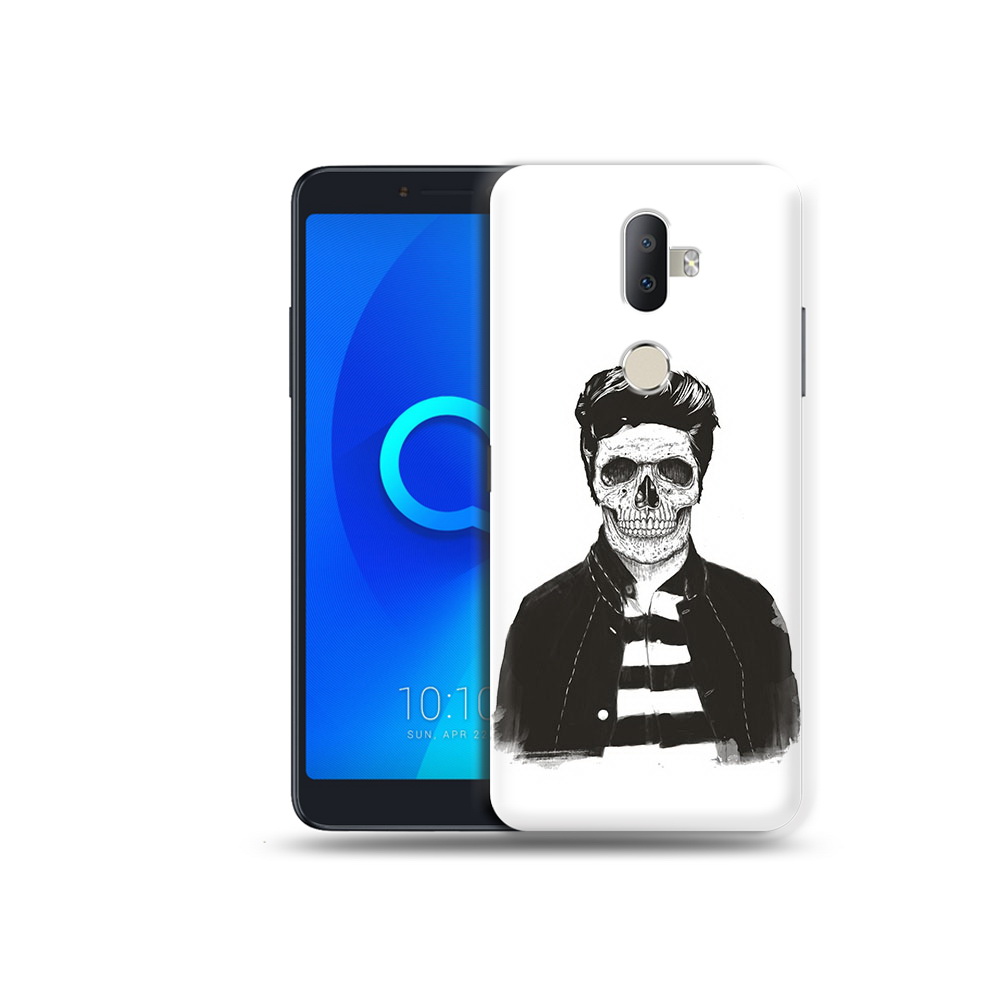 

Чехол MyPads Tocco для Alcatel 3V скелет, Прозрачный, Tocco