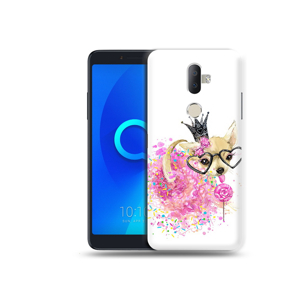 

Чехол MyPads Tocco для Alcatel 3V сладкая принцесса, Прозрачный, Tocco