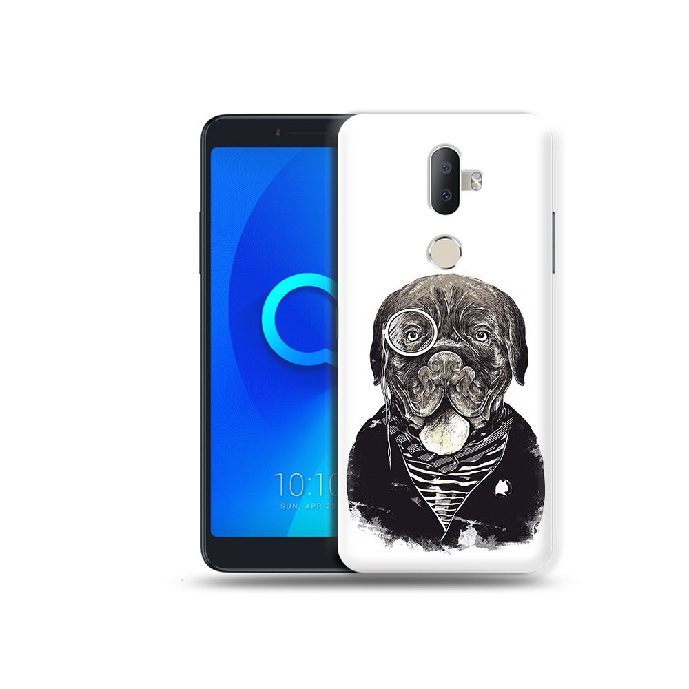 

Чехол MyPads Tocco для Alcatel 3V солидный песик, Прозрачный, Tocco